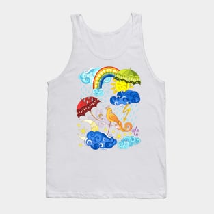 Fairytale Weather Forecast Print Tank Top